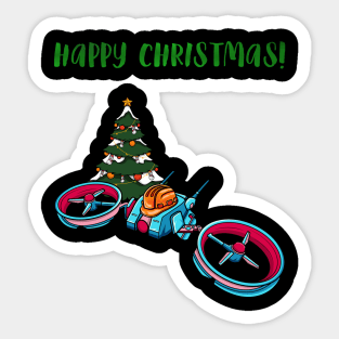 Drone #1 Christmas Edition Sticker